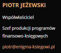 Dane kontaktowe do księgowego